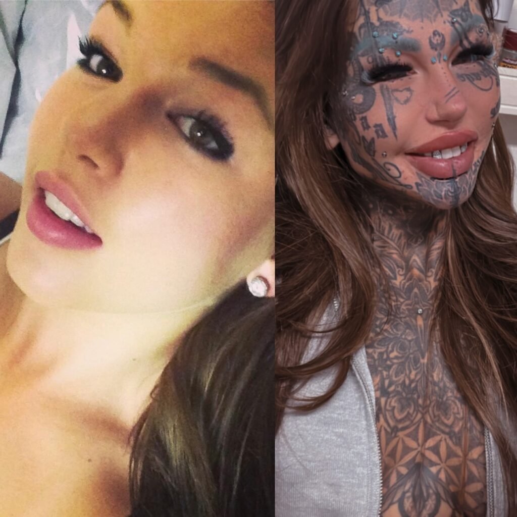 Amber Luke spent £193,500 on tattoos and had started removing them