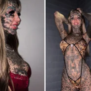 Amber Luke spent £193,500 on tattoos and had started removing them