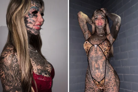Amber Luke spent £193,500 on tattoos and had started removing them
