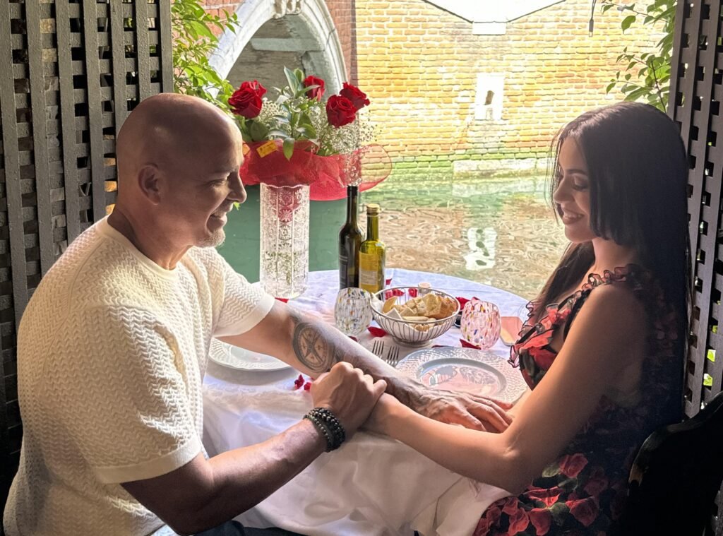 Christine Sanchez, 34, met 59-year-old Eduardo Hernando on a dating app three years ago