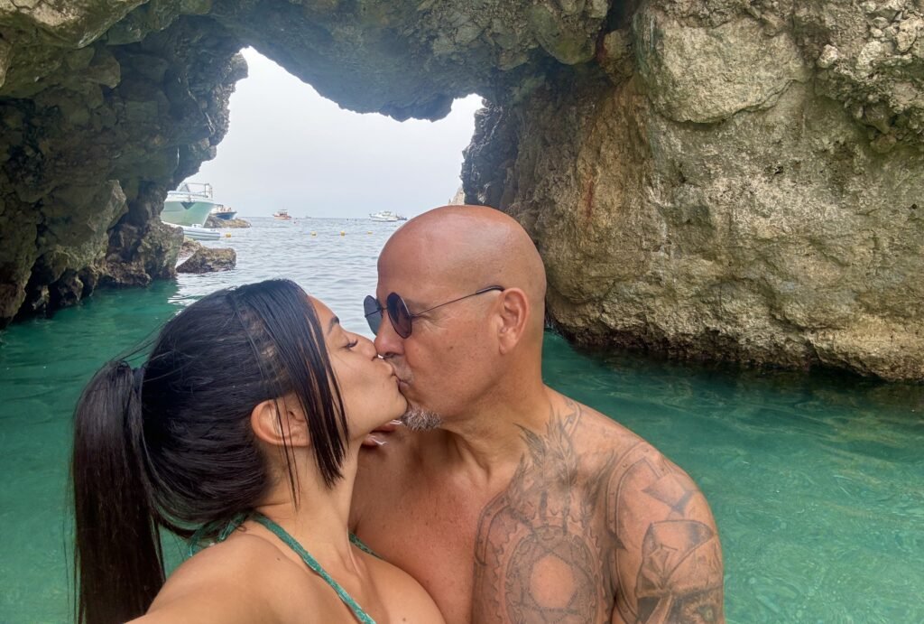 Christine Sanchez, 34, met 59-year-old Eduardo Hernando on a dating app three years ago