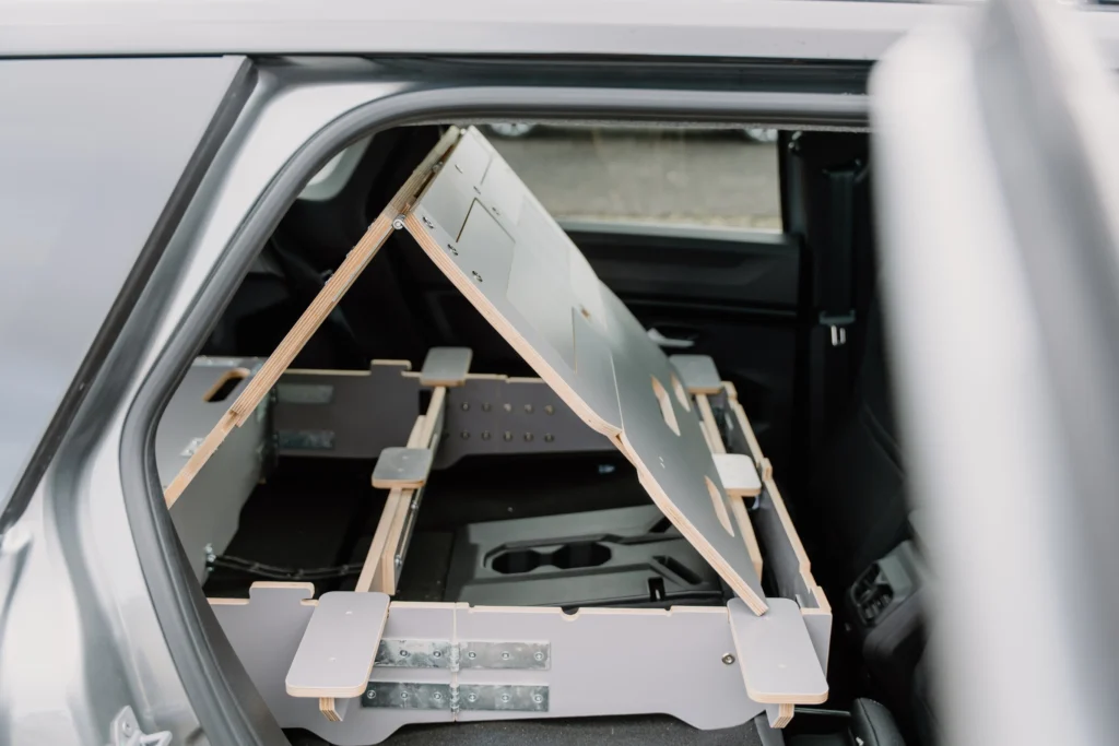 Content creator Sophie Royston swapped hotels for car camping