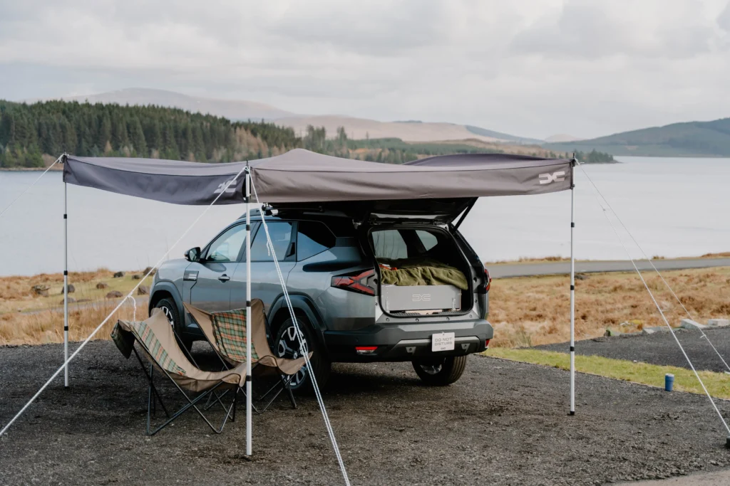 Content creator Sophie Royston swapped hotels for car camping