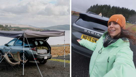 Content creator Sophie Royston swapped hotels for car camping