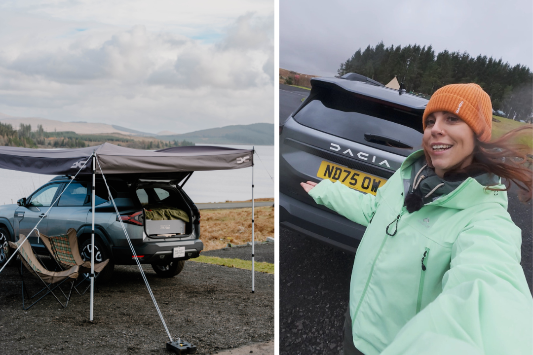 Content creator Sophie Royston swapped hotels for car camping