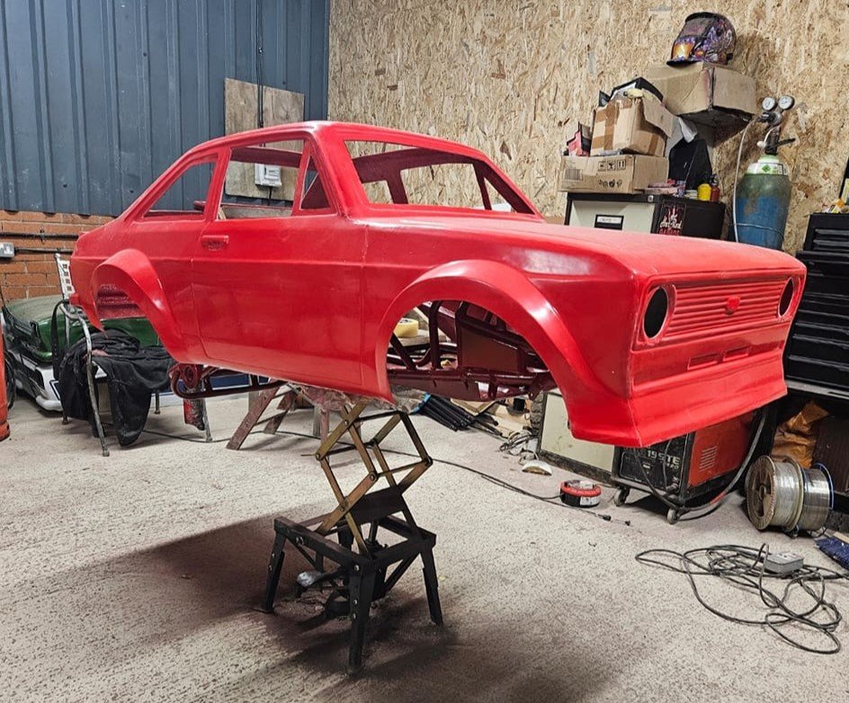 Tommy Furness builds half-scale driveable replicas of classic Ford Escorts