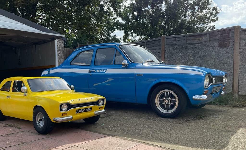 Tommy Furness builds half-scale driveable replicas of classic Ford Escorts