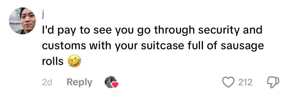 Social media comment on the post of Isabelle Kube