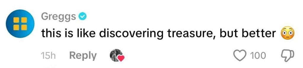 Social media comment on the post of Isabelle Kube