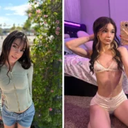 Glamour model Katrina posing for a photo