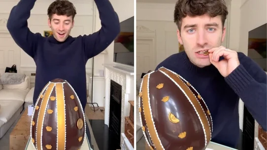 Food influencer Carmie Sellitto bought the last £750 Prada Easter egg from Harrods and called it a masterpiece