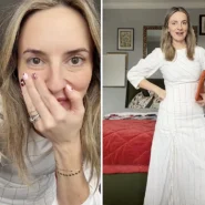 Holly Wood spotted a Maje midi dress in a charity shop for £5