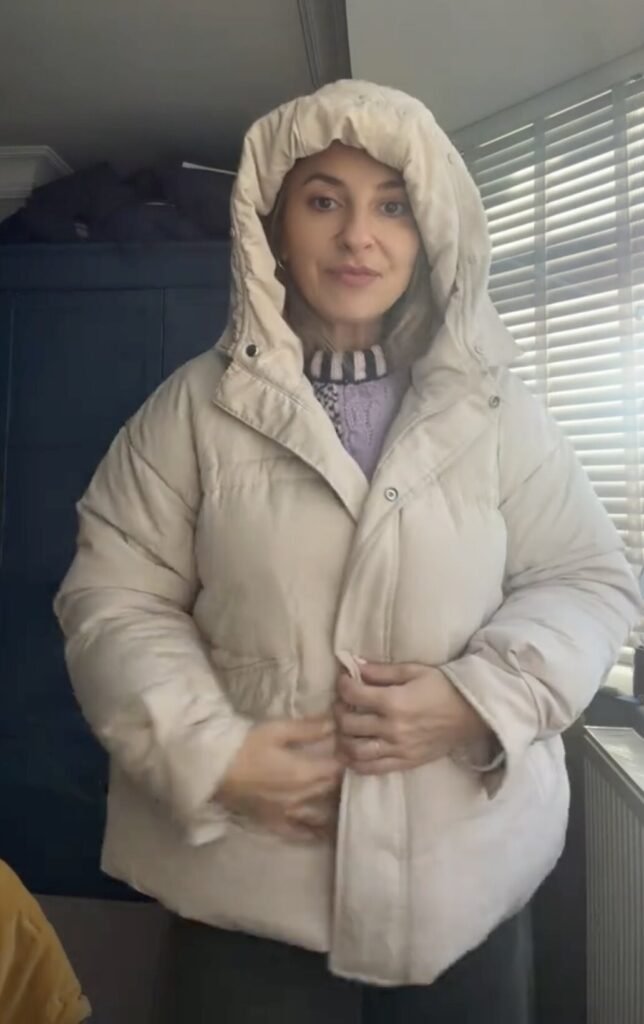 Holly Wood spotted a Maje midi dress in a charity shop for £5