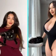 model Louisa Khovanski posing for a photo