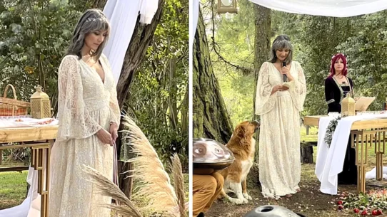 Silvia Corzo during ceremony