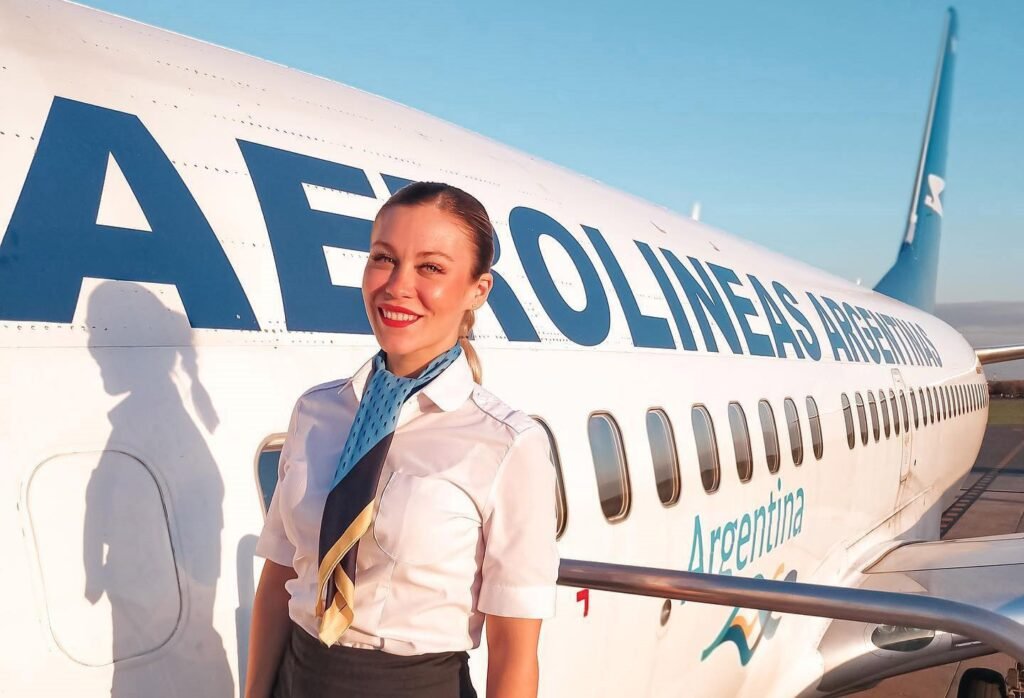 Travel influencer Barbie Bac built a replica airline cabin in her living room