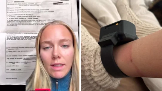 Norwegian Hanne Bredal Engan, 24, was arrested by armed ICE officers during her green card interview