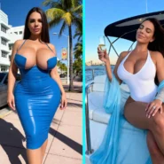 model Raissa Bellini posing for a photo