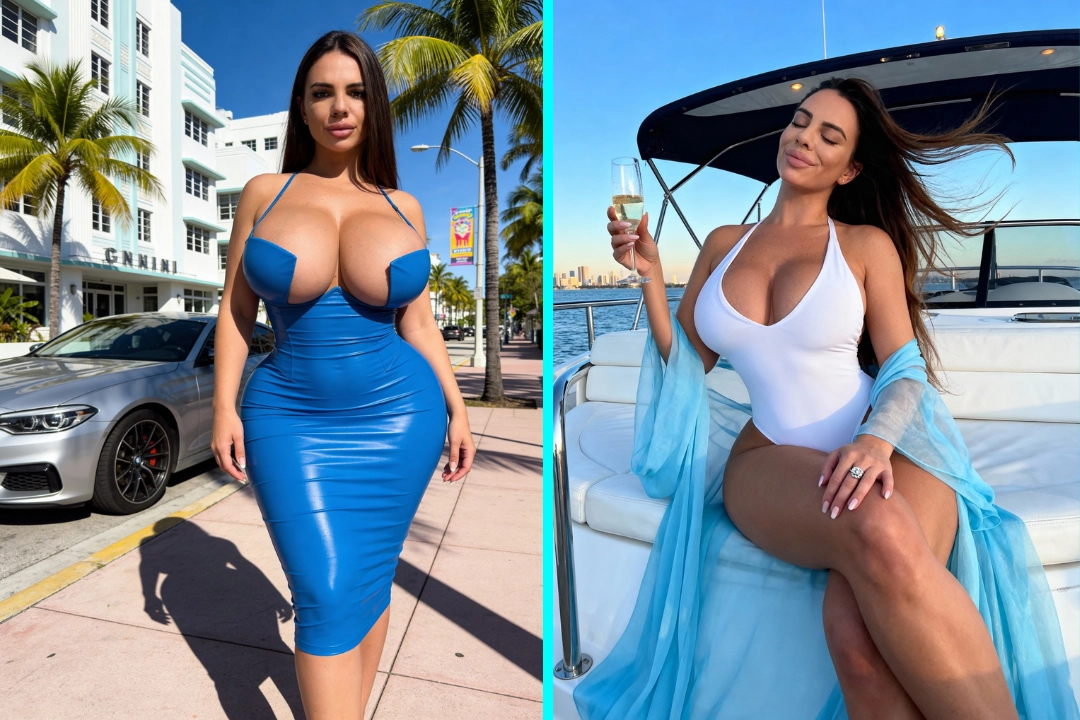 model Raissa Bellini posing for a photo