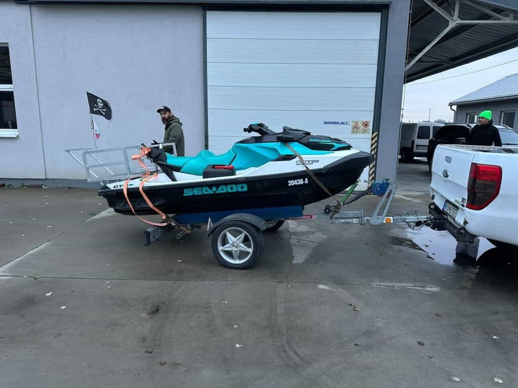 Kevin Neubeck left Greece on a jet ski with Google Maps and a waterproof bag