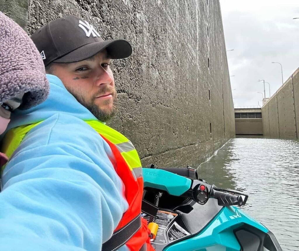 Kevin Neubeck left Greece on a jet ski with Google Maps and a waterproof bag
