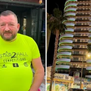TikToker Graham White filmed a neon-lit hotel in Benidorm and compared it to Dubai