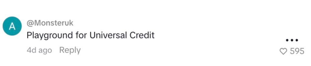 Social media comment on the post