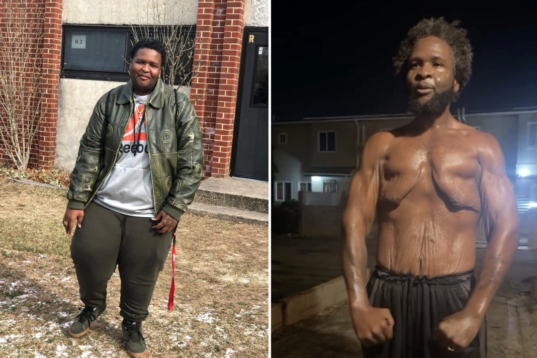 Kashif Rodney weighed 40st when he fell doing laundry and needed six firefighters to get him to hospital