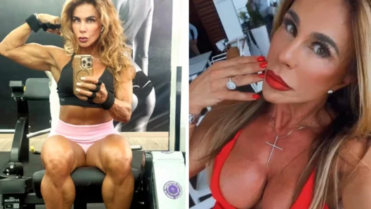 Fitness coach Andréa Sunshine, 56, bought herself a 2.5-carat oval ring and popped the question to herself