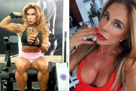 Fitness coach Andréa Sunshine, 56, bought herself a 2.5-carat oval ring and popped the question to herself