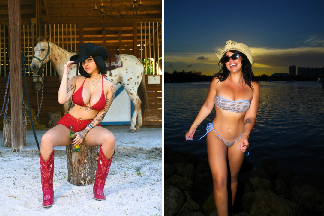 model Estefania Palomeras posing for a photo