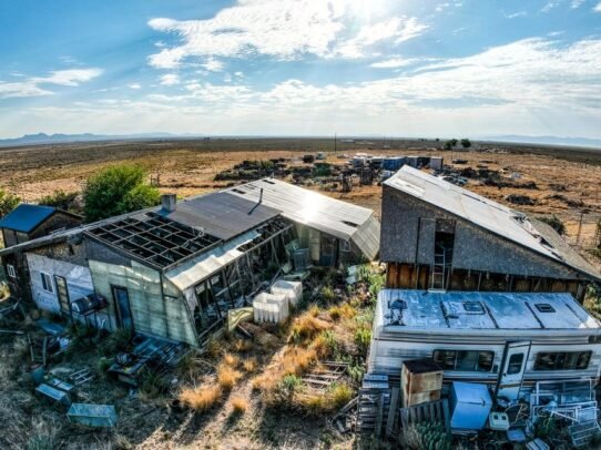 fortified two-bed hideaway on 25 acres in Utah comes with two kitchens, a private well, a camera system