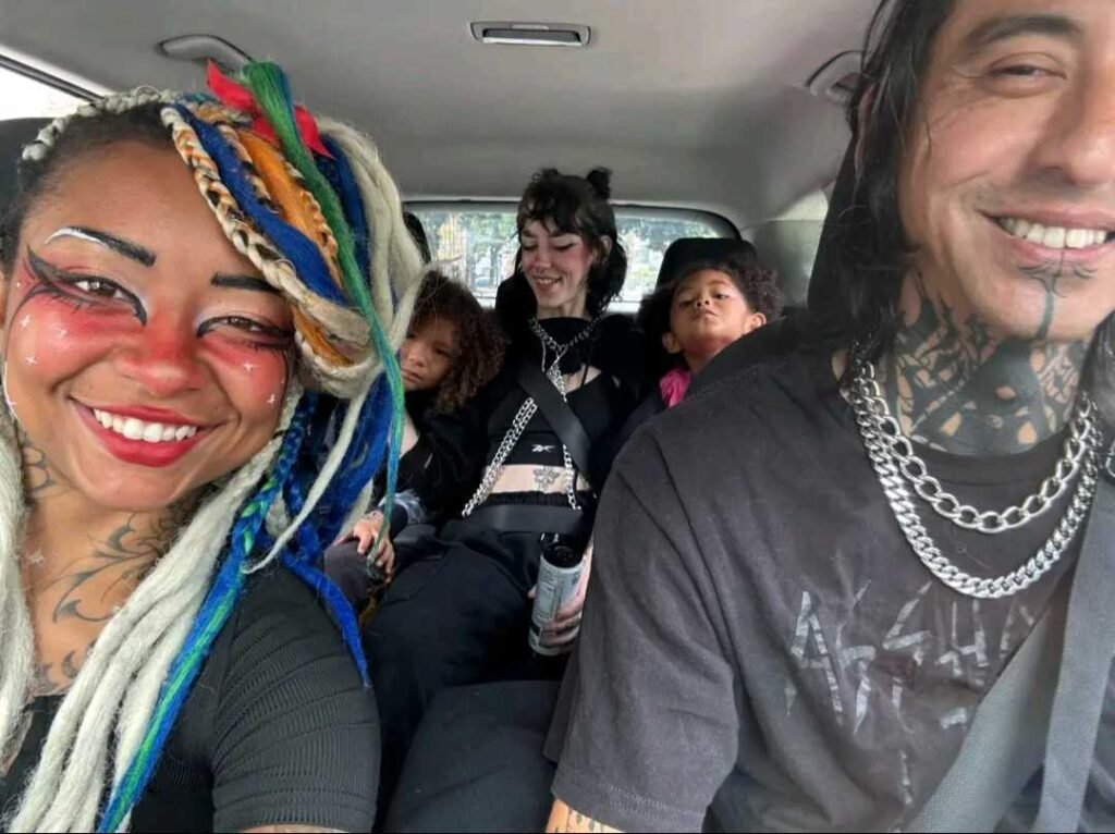 A San Diego throuple Lexi, Tatyana and Frank