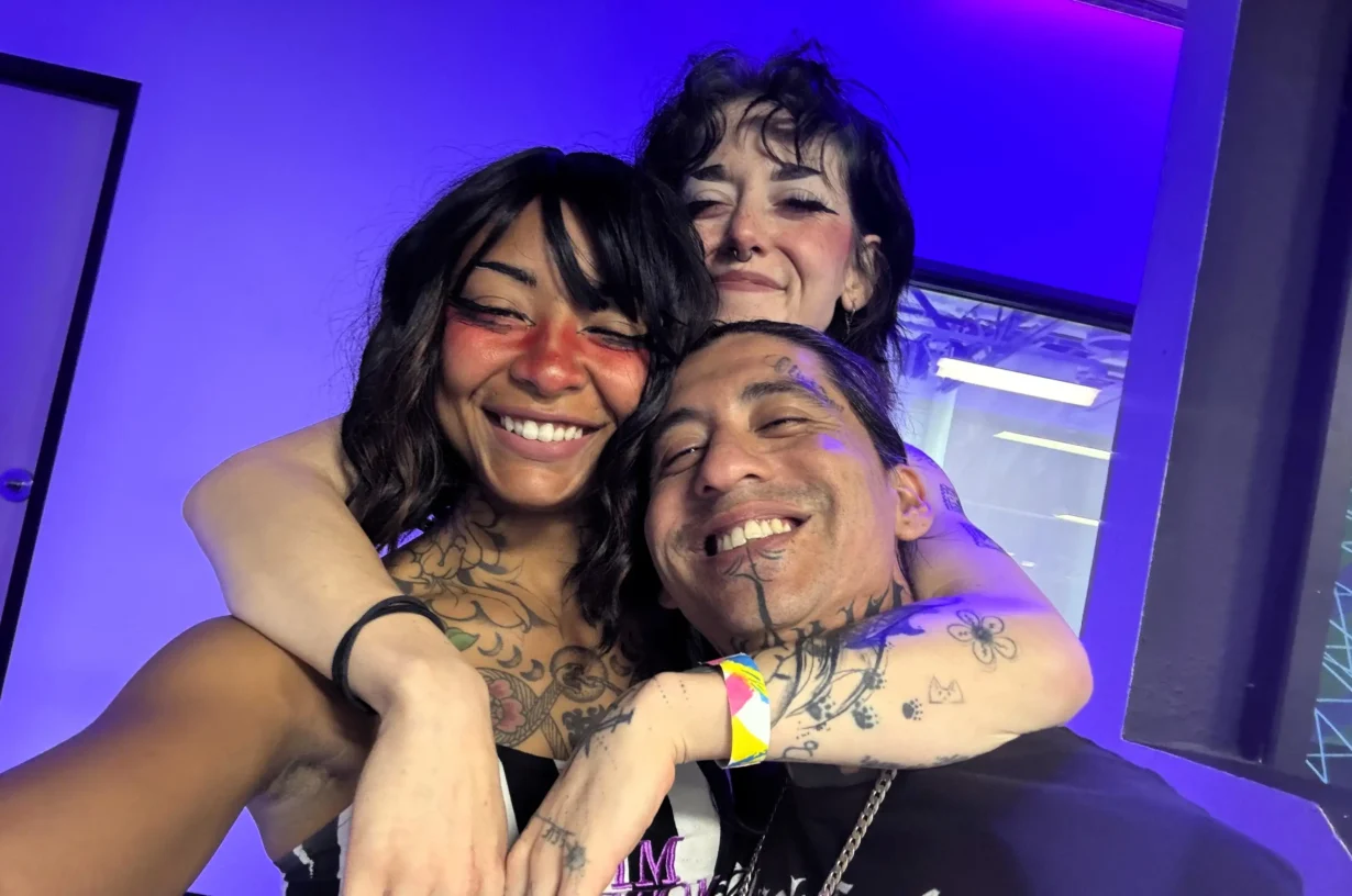 A San Diego throuple Lexi, Tatyana and Frank