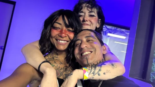 A San Diego throuple Lexi, Tatyana and Frank