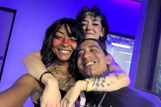 A San Diego throuple Lexi, Tatyana and Frank