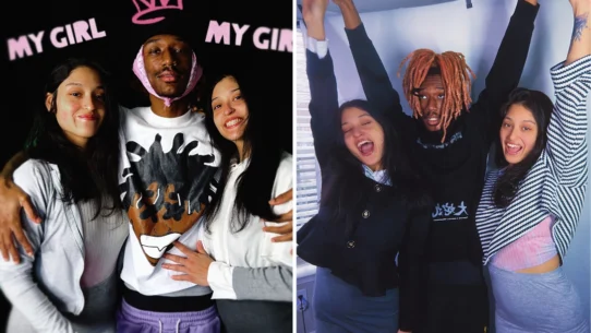 Twins Maddie and Ivy Mora, 22, share a relationship with Fetti Rawlings