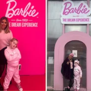 Krissy Serino, 38, surprised her six-year-old with a day trip from Luton to Amsterdam for the Barbie Dream Experience