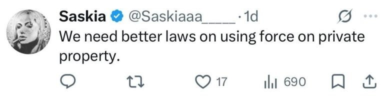 Social media comment on the post