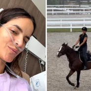 Influencer Carolina Braedt broke three ribs falling from her horse Igor while jumping an obstacle