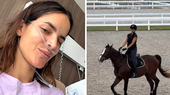 Influencer Carolina Braedt broke three ribs falling from her horse Igor while jumping an obstacle