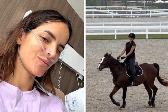 Influencer Carolina Braedt broke three ribs falling from her horse Igor while jumping an obstacle