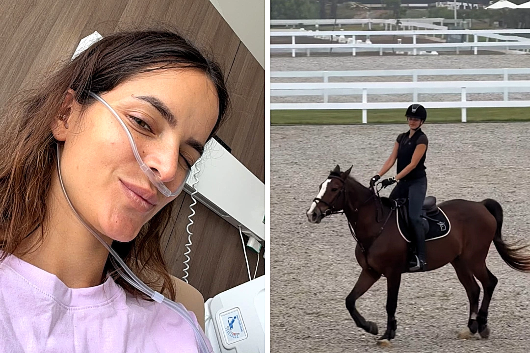 Influencer Carolina Braedt broke three ribs falling from her horse Igor while jumping an obstacle