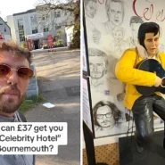 Content creator Spencer Ray Lyon stayed at a "celebrity hotel" in Bournemouth for £37 a night