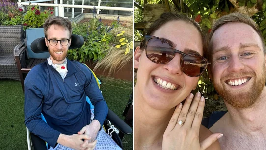 Ed Boyd's heart stopped twice after a 65kmph cycling crash