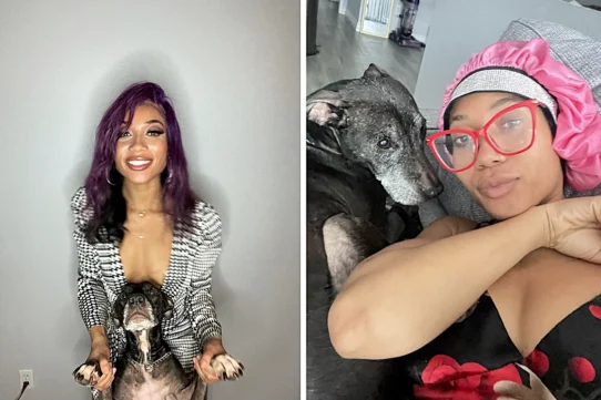 Content creator Karagan paid £2,600 to freeze-dry her pet dog Baby after he died from a tumour