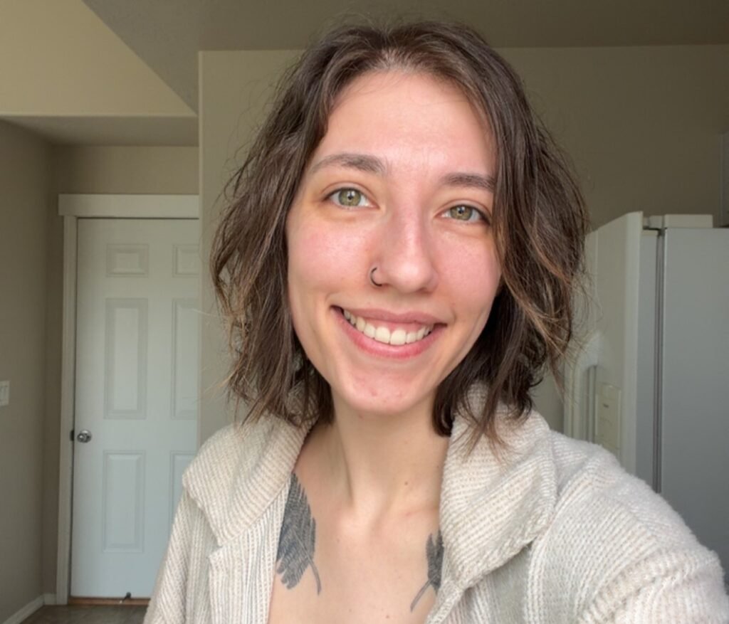 Samantha Turner found what looked like a face buried in her garden in Oregon