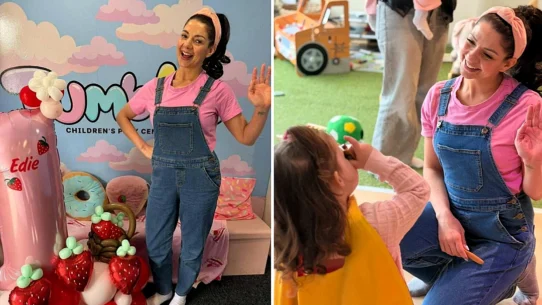 Rachel Wilson spends her weekdays coaching corporate staff and her weekends performing as a Ms Rachel