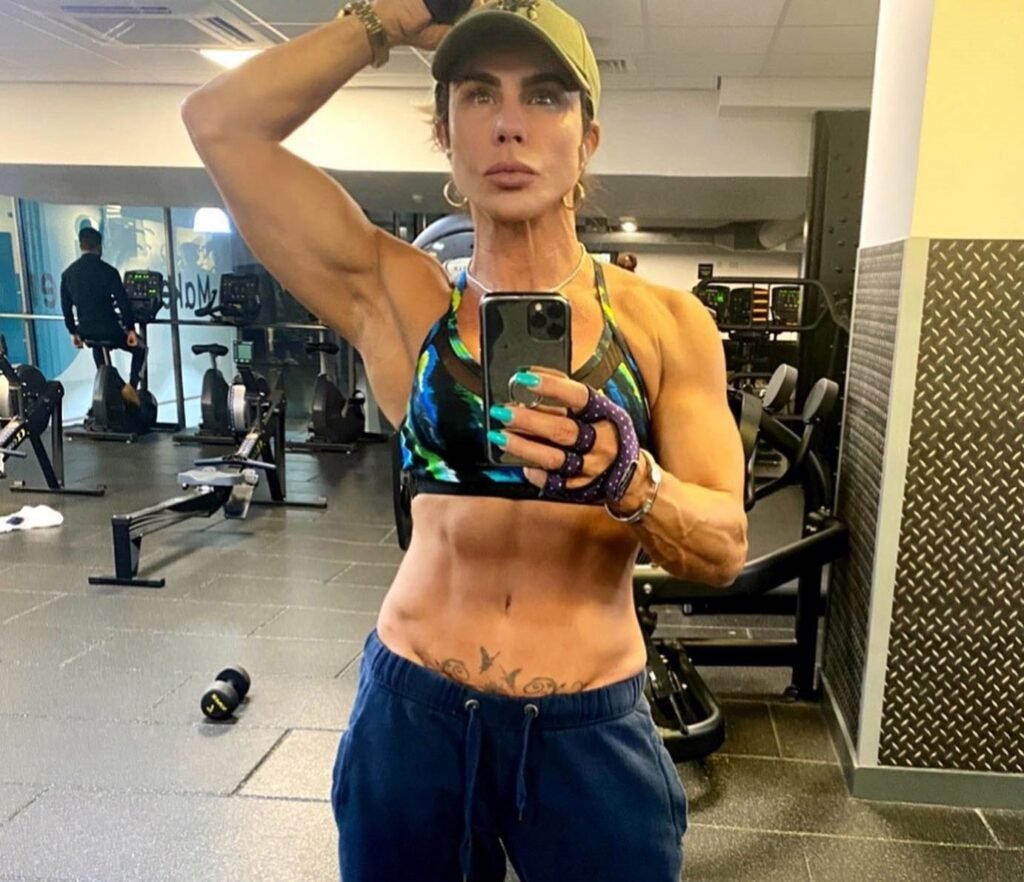 Fitness influencer Andrea Sunshine, 56