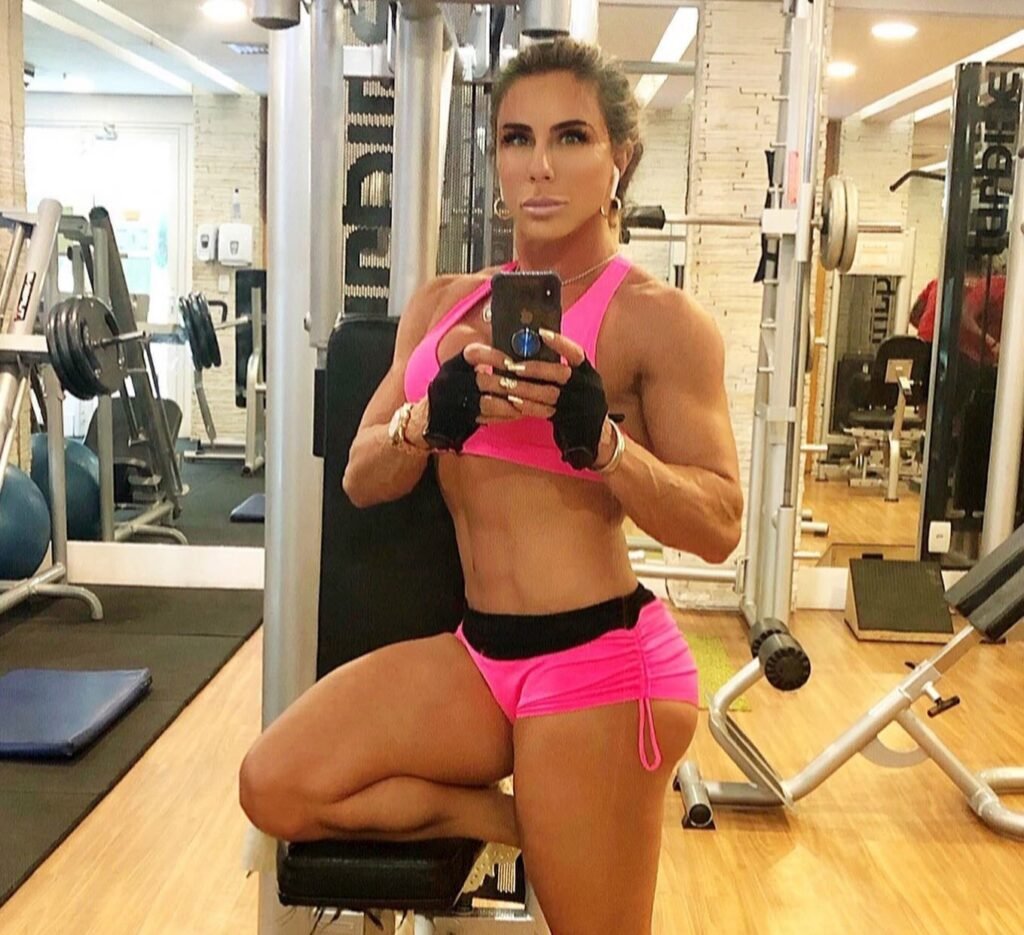 Fitness influencer Andrea Sunshine, 56